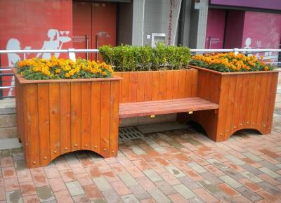 防腐木花箱